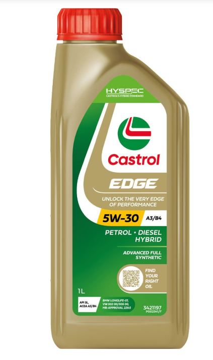 Castrol EDGE Synthetic A3/B4 5W-30 Engine Oil 1L - 3421197